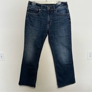Silver Jeans Zac Mens Size 33x30 Straight Leg Relaxed Jeans Blue Denim Stretch